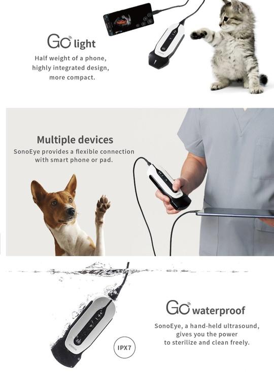 Chison SonoEye P3 VET Phased Array | Handheld Veterinary Ultrasounds